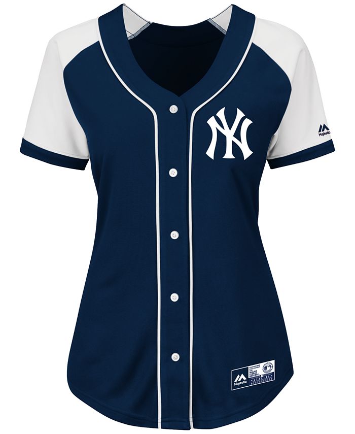 Majestic Women's New York Yankees Fashion Replica Jersey - Macy's