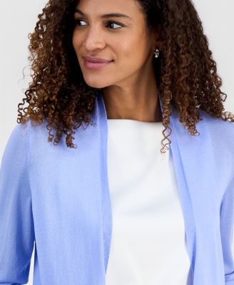Women's Self Edge A-Line Cardigan, Regular & Petite