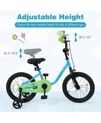 16 Inch Kids Bike with Training Wheels for Ages 3–7