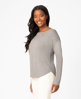 Women's Round Hem Pull-On Sweater