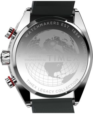 Men's Quartz Analog Brown Leather Watch, 42mm