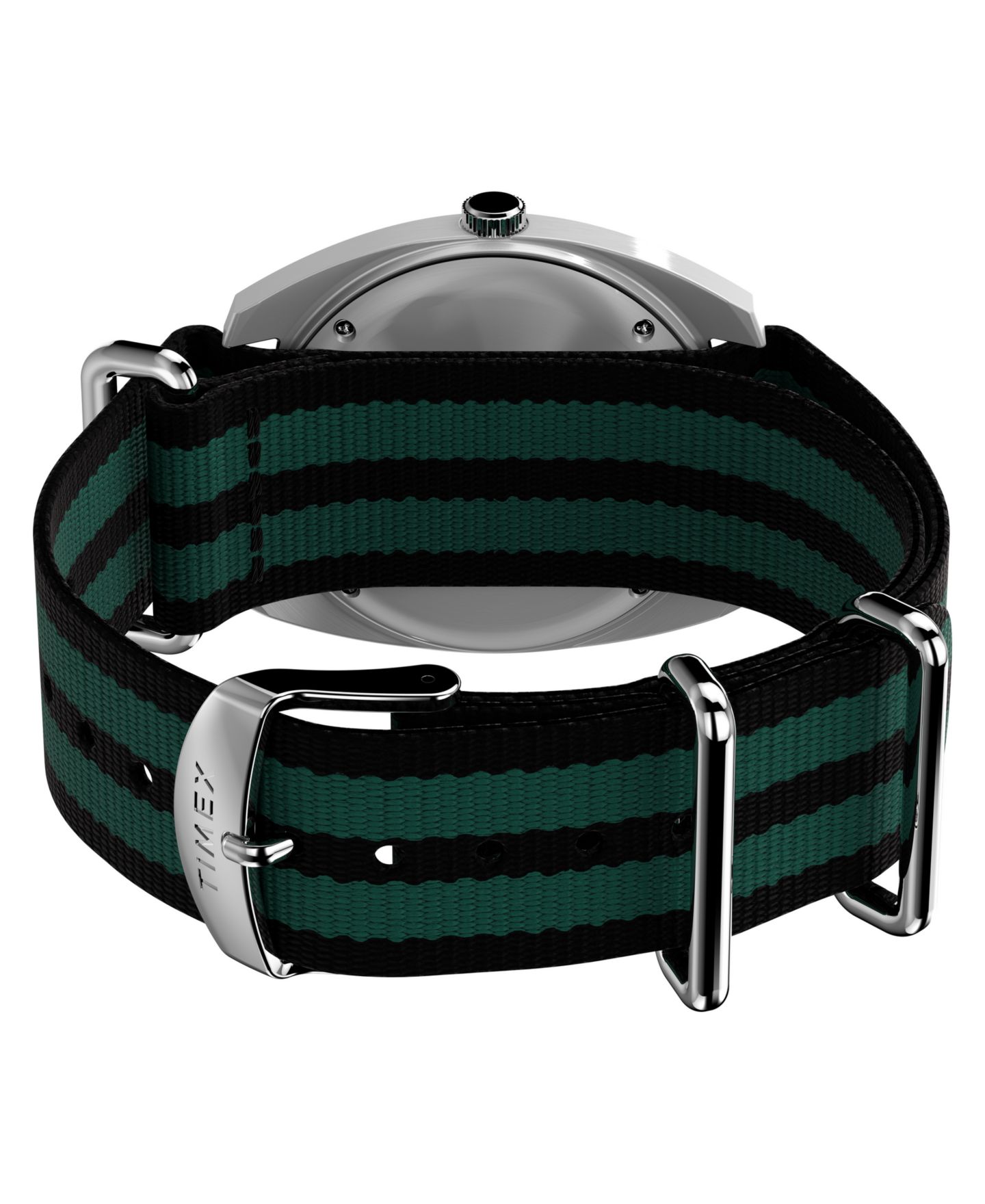 Мужские часы Timex Quartz Analog Green Fabric, 37mm — фото 5