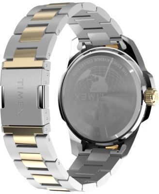 Men's Quartz Analog Two-Tone Stainless Steel Watch, 45mm