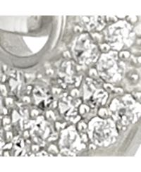 Key Silver Hoop Sterling Silver Earring