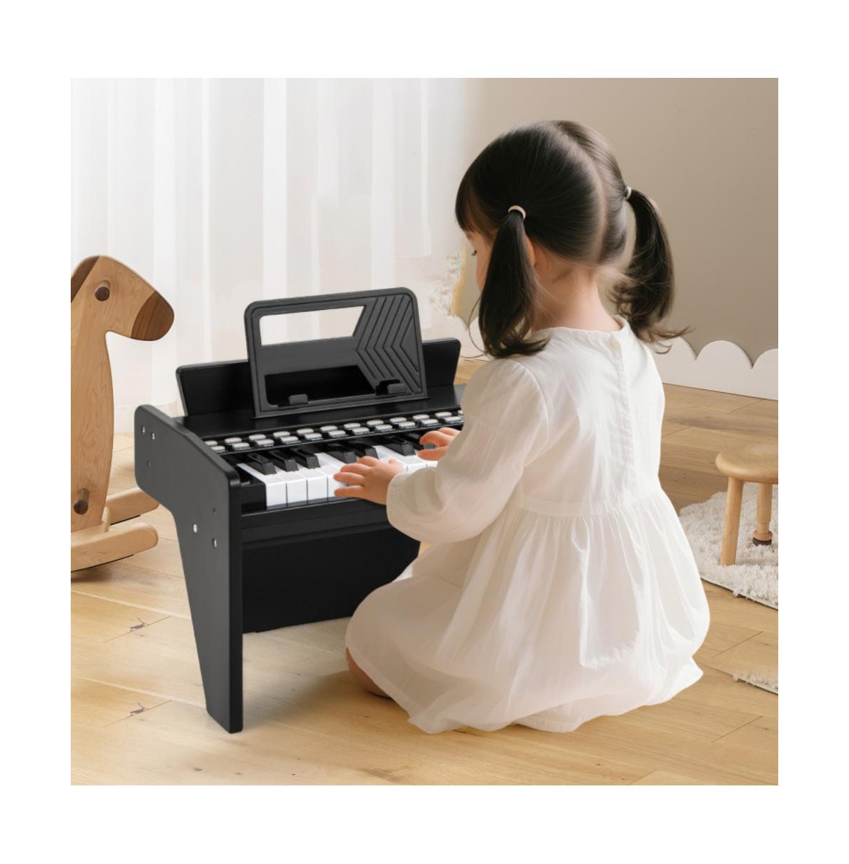 Hongge 25 Key Kids Piano Keyboard with Adjustable Speed and Volume