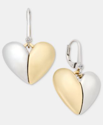 Dynamic Heart Drop Earrings 