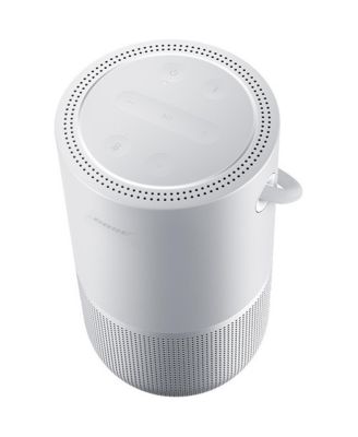 Portable Home Speaker, Luxe Silver - With Bose Charging Cradle for Home Speaker, Luxe Silver