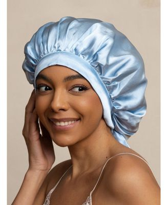 Women's Mulberry Silk Bonnet with Long Ribbons