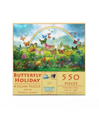 Butterfly Holiday 550 piece Jigsaw Puzzle for Adults