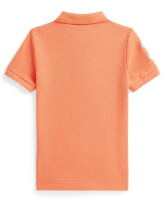 Boys' 2-7 Big Pony Patch Detail Polo Shirt