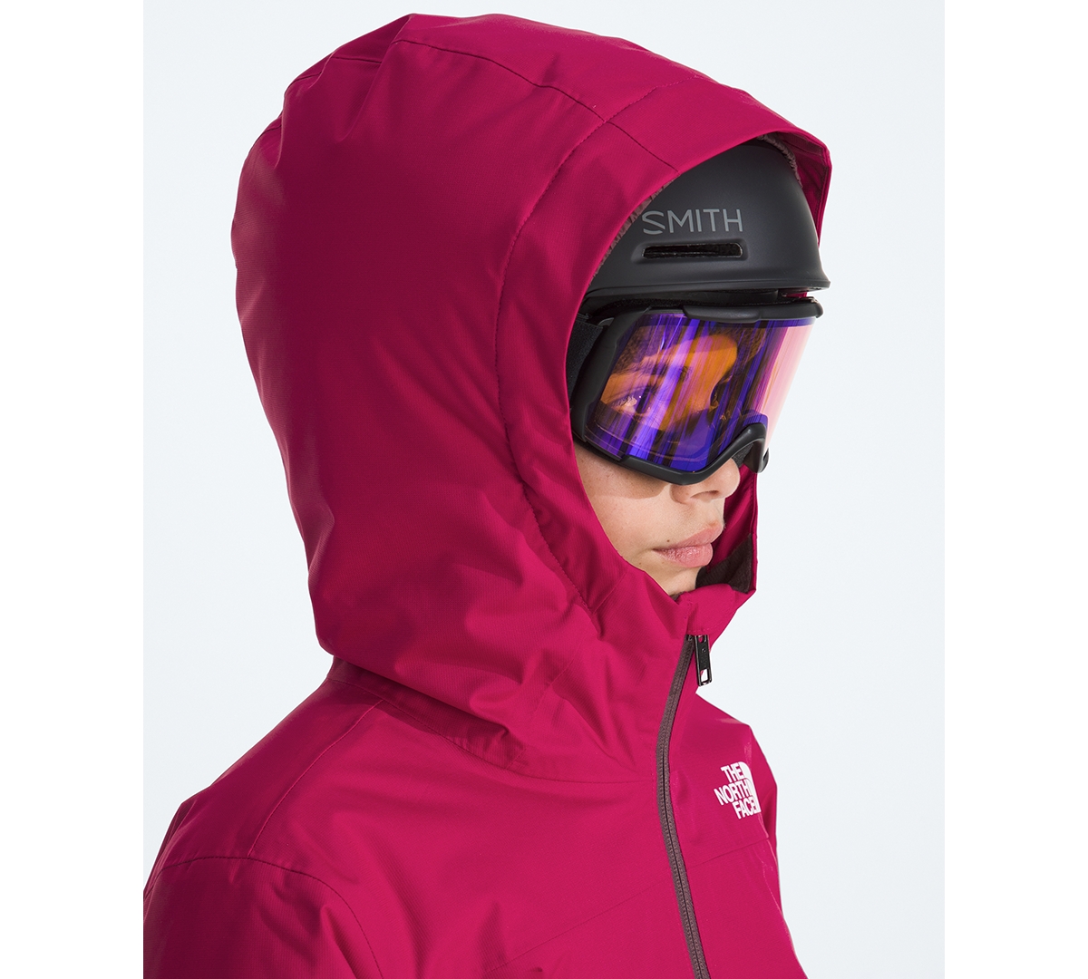 The North Face Girls' 7-16 Freedom Helmet-Compatible Hooded Insulated Jacket