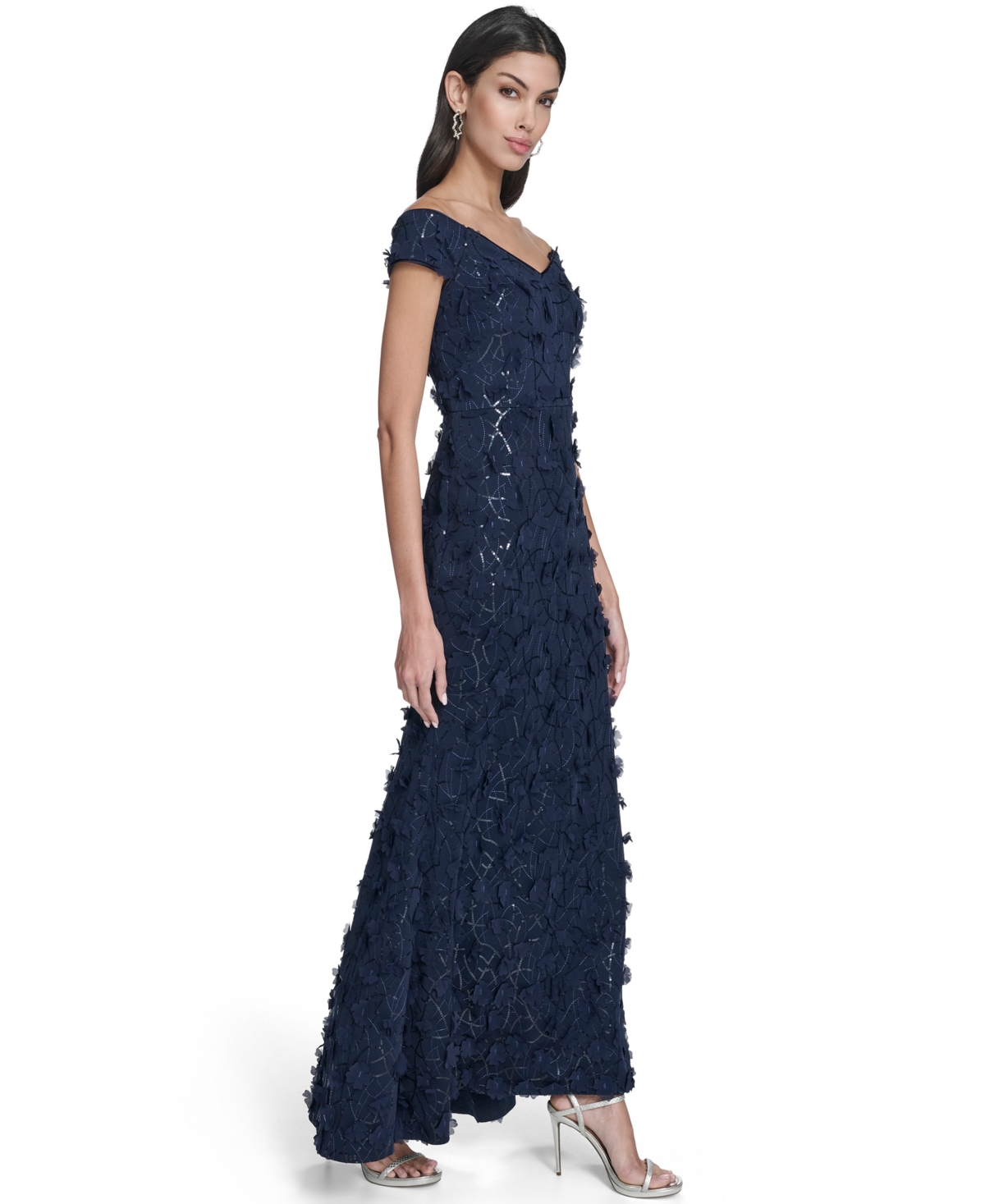 Eliza J Women's Off-The-Shoulder Maxi Gown