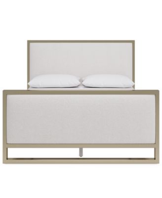 Emila 3-Pc. Queen Bed Set Upholstered Queen Bed, 2-Drawer Nightstand and Dresser