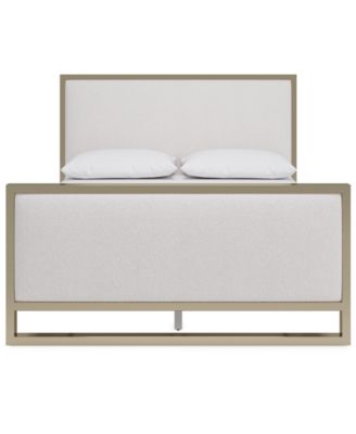 Emila 3-Pc. Upholstered Full Bedroom Set Bed, 2-Drawer Nightstand and Chest