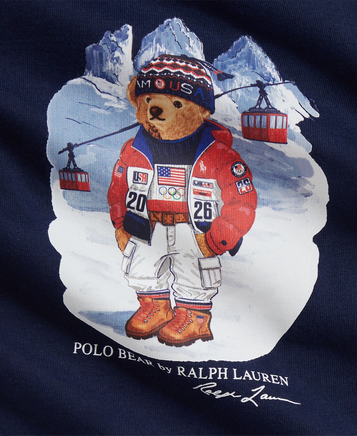 Polo Ralph Lauren Baby Boys' and Girls' Team Usa Olympics Printed Bodysuit