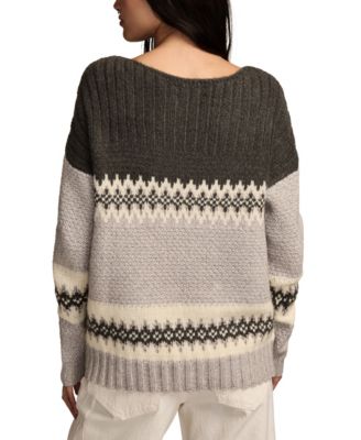 Women's Fair Isle Long-Sleeve Sweater