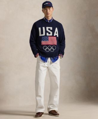 Team USA Wool-Blend Roll-Neck Sweater