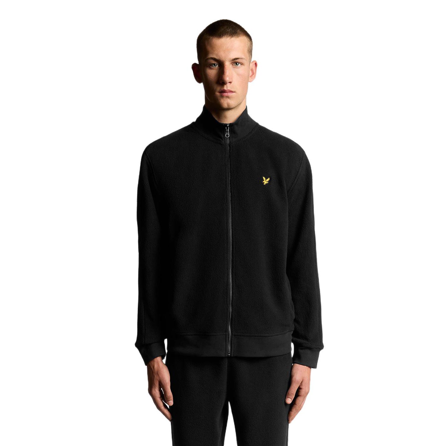 Men's Long Sleeve Polar Fleece Track Jacket