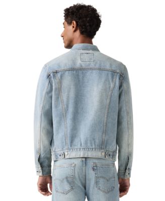 Men's Regular-Fit Non-Stretch Denim Trucker Jacket