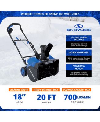 24 V Snow Blower IONMAX, 2x4.0-Ah Batteries, Dual Port Charger, & Cover