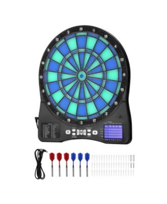 Electronic Dartboard LED Target with 48 Games and 500 Variations for 8 Players
