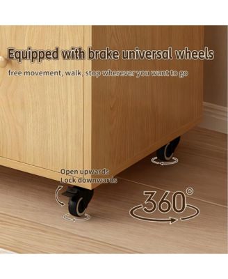 5-Tier Book Shelf Organizer, 69.68" Floor-Standing MDF Bookcase for Small Spaces