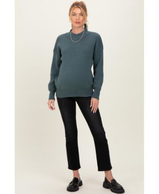 Maternity Wide Neck Drop Shoulder Sweater