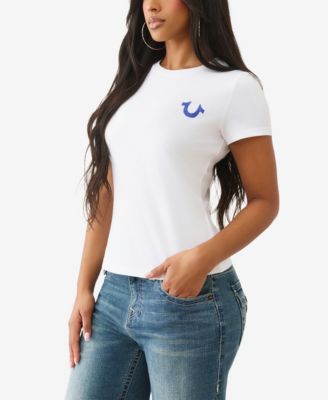 Women's Crystal Crew Neck T-Shirt