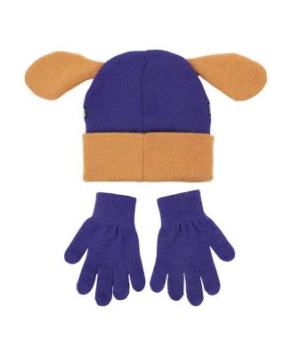 Bark Knight Youth Cuff Hat and Knit Gloves Cold Weather Set