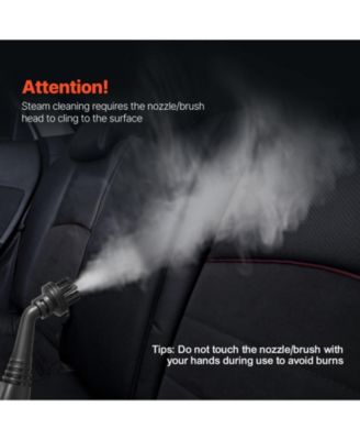 Steam Cleaner, Multipurpose Steamer with 27 Accessories, 51oz Tank & Long Cord, Portable Cleaning for Floors, Grout, Home & Car.