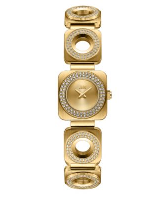 Women's Chasm Swiss Quartz 18k Gold-Plated Stainless Steel Watch, 22mm