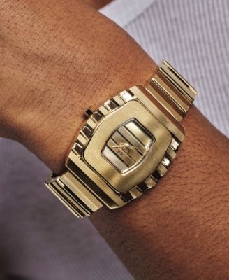 Women's Atlas Swiss Quartz 18k Gold-Plated Stainless Steel Watch, 34mm