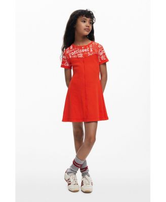 Girls short sleeves Knit Dress