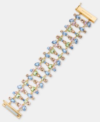 Multi-Stone Statement Flex Bracelet 