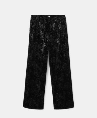 Women's Sequins Straight-Leg Pants