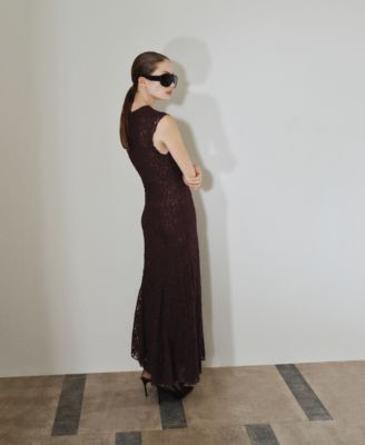 Women's Asymmetric Lace Dress