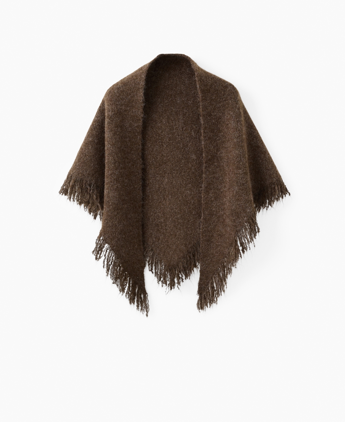 Mango Women's Fringed Edges Shawl