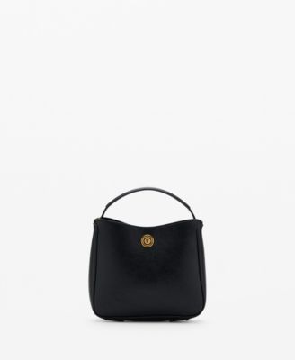 Women's Metal Detail Small Bucket Bag