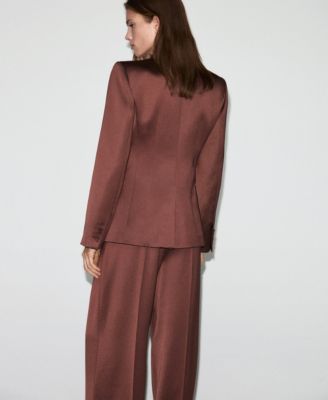 Women's Satin Suit Jacket