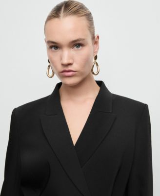Women's Double-Breasted Blazer-Style Dress