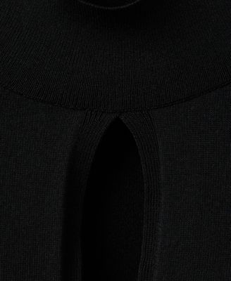 Women's Cut-Out Perkins-Neck Sweater