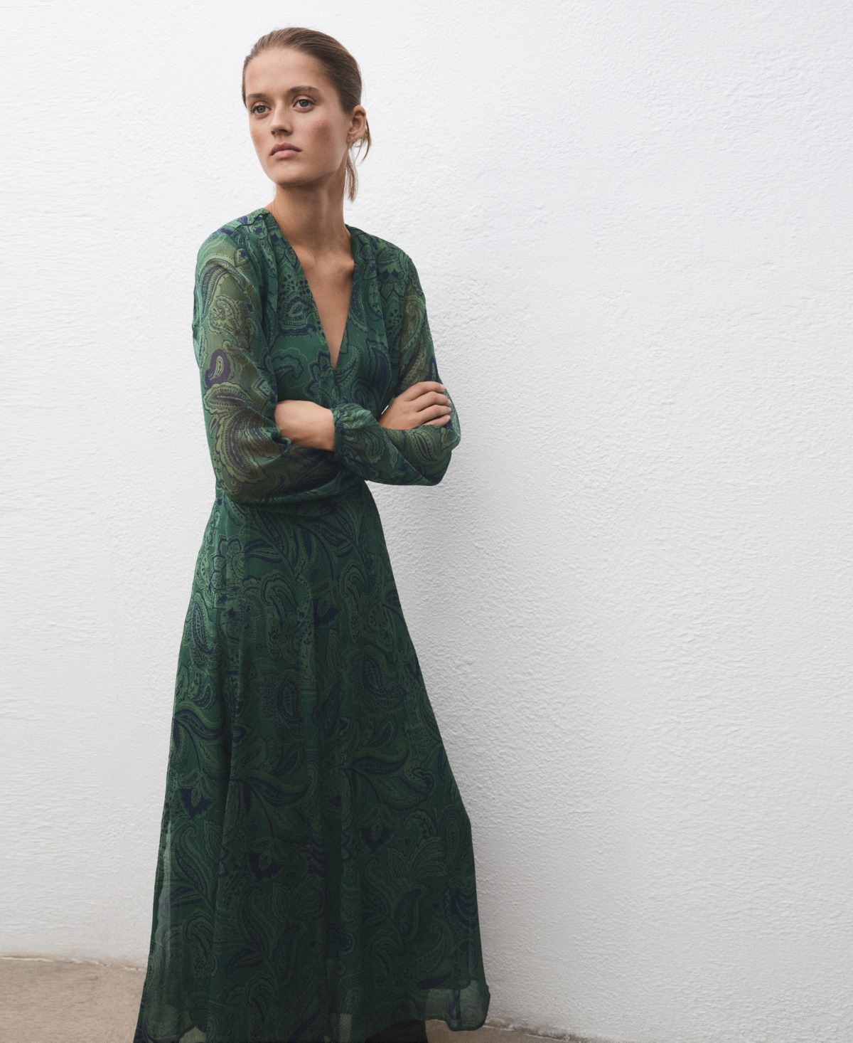 Mango Women&#x27;s Belt Printed Dress