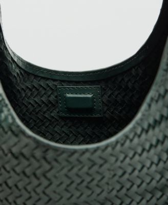 Women's Mini Braided Leather Bag