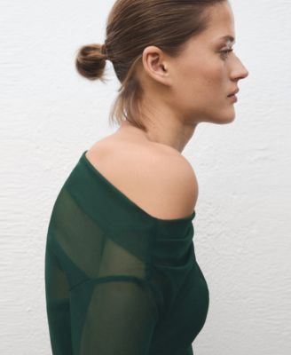 Women's Semi-Transparent Asymmetrical Dress