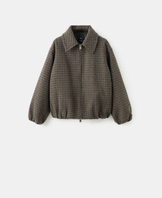 Women's Houndstooth Wool Jacket