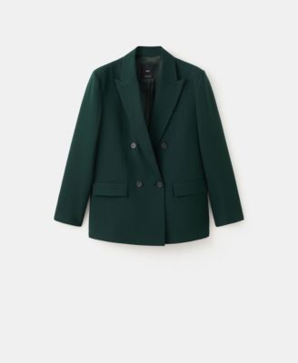 Women's Double-Breasted Suit Blazer