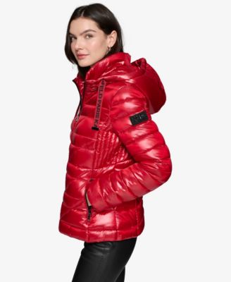 Women's Drawstring Puffer Coat