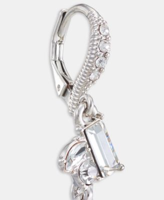 Crystal Cluster Drop Earrings