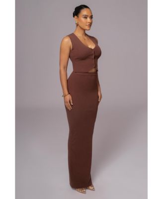 Women's Regular Size Cassidy Two Piece Skirt Set.