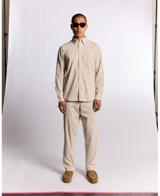 Men's Long Sleeve Micro Corduroy Shirt